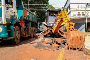 Saerp troca trecho de tubulação no Centro e reduz intermitência no abastecimento