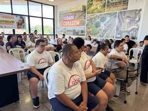 Jaboticabal realizou ação no Paço Municipal para marcar Dia Internacional da Síndrome de Down