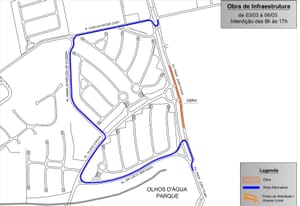 Trecho da João Fiúsa terá interdição parcial por obras entre 3 e 6 de março