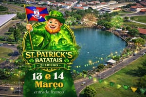 Lago Artificial de Batatais recebe 2º St. Patrick’s nos dias 13 e 14 de março