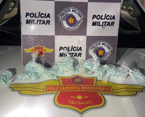 Homem é preso na Anhanguera com 350 cápsulas de cocaína perto de São Simão