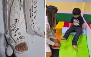 Menino de 4 anos que caiu do 10º andar em Ribeirão Preto dá primeiros passos durante fisioterapia