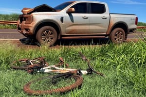 Ciclista morre após ser atingido por caminhonete na Rodovia Doutor Willian Amin