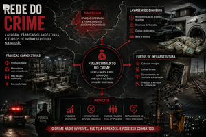 Crimes contra infraestrutura, lavagem e produção clandestina: conexões e respostas
