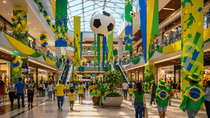 Shoppings terão horários diferenciados durante os jogos do Brasil na Copa do Mundo