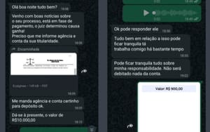 Técnica de enfermagem de Pitangueiras perde R$ 1,8 mil em golpe do 'falso advogado'