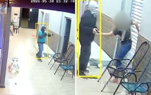 Vídeo divulgado mostra momento em que criminosos ameaçam família em área de lazer de Ribeirão Preto