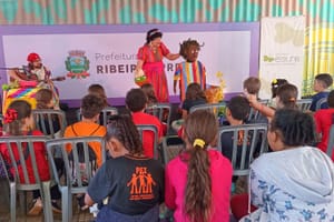Ação no centro de Ribeirão Preto vai unir teatro, orientações e troca de recicláveis por ecobags