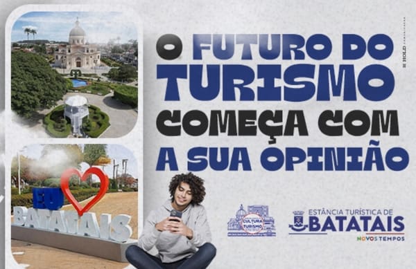 Batatais convoca moradores e visitantes para pesquisa sobre percepção do turismo