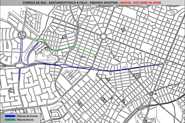 Domingo terá interdições em avenidas de Ribeirão Preto por corrida e cavalgada
