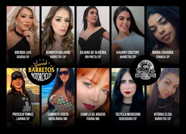 Concurso Garota Motorcycles anuncia finalistas e movimenta programação em Barretos
