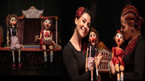 Gran Circo de Fios leva marionetes e palhaçaria a Ribeirão Preto em espetáculo gratuito neste sábado