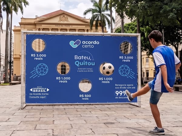 Campanha oferece orientação gratuita e negociação de dívidas em praça pública de Ribeirão Preto